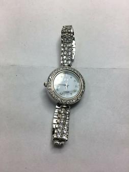 O In Argento 925 Tondo &Oslash;28 Mm Fondo Bianco Con Zirconi