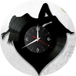 O In Vinile Da Parete Su Lp 33 Giri Cuore Donna Realizzato A