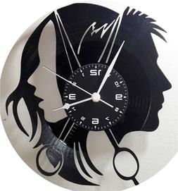 O In Vinile Da Parete Su Lp 33 Giri Parrucchiere Realizzato 