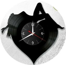 O In Vinile Da Parete Su Lp 33 Giri Cuore Donna  Realizzato 