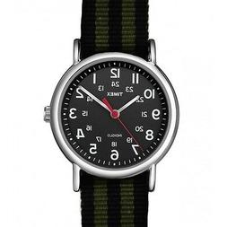 O Indiglo Cinturino Tessuto Colorato Luce Nero Verde Abt647 