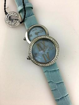 O Haurex Italia Dual Time Donna Elegante Quarzo Strass Fashi