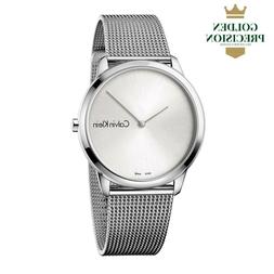 O Calvin Klein  K3m211y6 Ck Al Quarzo 40mm Maglia Mesh Milan