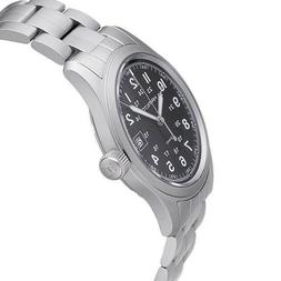 O Hamilton Khaki Uomo - Quadrante Nero,bracciale Acciao  H68