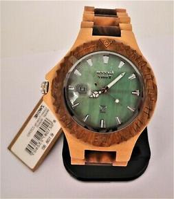 orologio legno sandalo uomo green time seiko