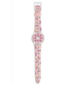 O Swatch Love Hands Supk108 Silicone Rosa Colorato 38mm Swis