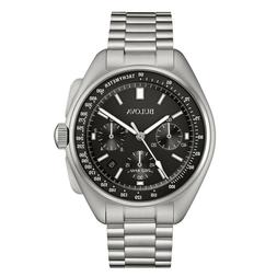 O Lunar Pilota Analogico Cronografo Con Cinturino Acciaio 96