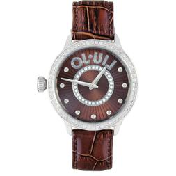 O Liu Jo Luxury Mod. Brill Ref. Tlj247 Donna In Pelle Marron