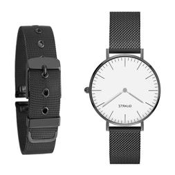 O Maschile Da Uomo Ultra Sottile Maglia Milano Color Nero Ne