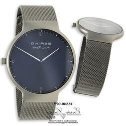 O Bering Max Rene' 15540-077 Da Uomo Cassa Piatta Maglia Mil