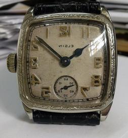 O Meccanico Anni 40 Cassa In Laminato Oro Bianco 14 Kt.
