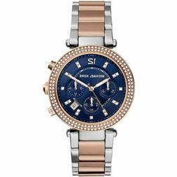 O Michael Kors Parker Mk6141 In Acciaio Bicolore Silver E Ro