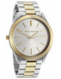 O Mk3198 Michael Kors Slim Runway Unisex Solo Tempo - Nuovo 