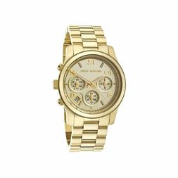 O Michael Kors Mk5055 Donna Crono Oro Garanzia 2 Anni Nuovo