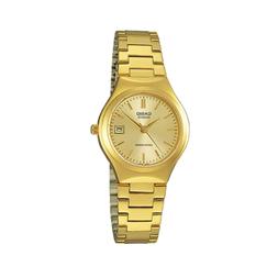 O Casio Mod . Ltp-1170n-9ardf Donna Acciaio Dorato Con Data 