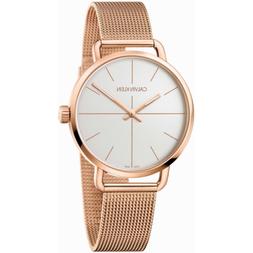 O Calvin Klein Mod Minimal  K7b21626 Uomo Acciaio Ros&egrave; Magl