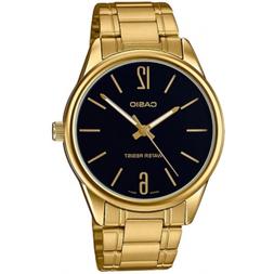 O Casio Mod. Mtp-v005g-1budf Uomo Solo Tempo Dorato Quadrant