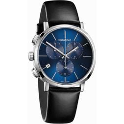 O Calvin Klein Mod. Posh K8q371cn Uomo Cronografo Pelle Nero
