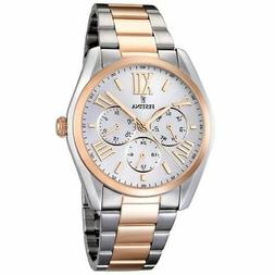 O Multifunzione Uomo Festina F16751/3 Acciaio Silver Oro Ros
