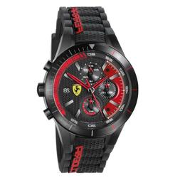 O Multifunzione Uomo Scuderia Ferrari In Acciaio E Silicone 