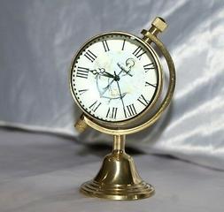 O Nautico Con Bussola Globo In Ottone E Cristallo Ancora Uff