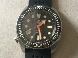 O Militum Nero Automatico Movimento Nh35 Seiko Sub 1000 Metr