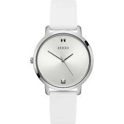 O Guess Nova W1210l1 Watch Silicone Bianco Donna Diamante 40