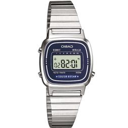O Originale Casio La670wa-2 Donna Acciaio Blu Notte Crono Sv