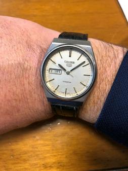 O Originale Vintage  Automatico Seiko 5 Funzionante Cassa 36
