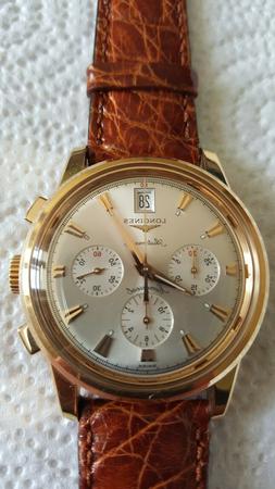 O  Longines Oro Massiccio Cronografo Conquest