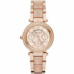 O Michael Kors Parker Mk6110 Da Donna- Garanzia Di 2 Anni