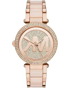 O Michael Kors Parker Mk6176 Oro Rosa Donna Nuovo Garanzia 2