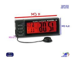 O Per Auto Cruscotto Multifunzione Temperatura Sveglia Digit