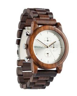 O Peter Woodwatch Legno Di Sandalo In Cronografo Lm0061 Anal