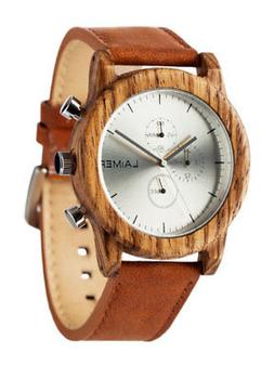 O Peter Woodwatch Legno Di Sandalo In Cronografo Lm0059 Anal