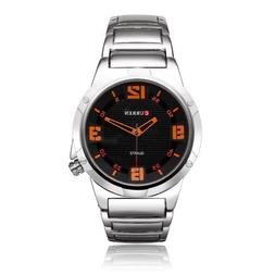 O Polso Curren 8111 Uomo Analogico Quarzo Moderno Silver Qua