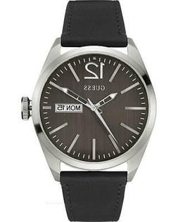 O Polso Maschio Vertigo W0658g2 Pelle Nero Data Originale Ce