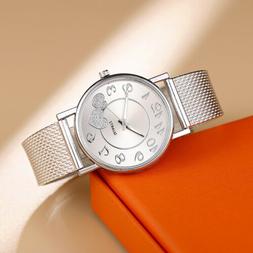 O Polso Quarzo Casual Moda Donna Lusso Con Cinturino In Magl