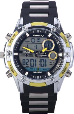 orologio polso uomo analogico digitale multifunzione xxl