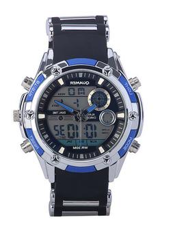 O Polso Uomo Analogico Digitale Multifunzione Xxl Quamer Mil