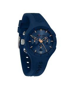 O Polso Uomo Sector Speed Blu Multifunzione Nuovo Con Scatol
