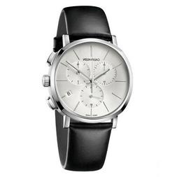 O Posh Watch Swiss K8q371c6 Pelle Nero Uomo Cronografo