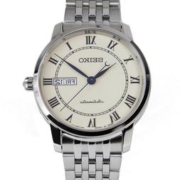 O Seiko Presage Ss 3h Auto Uo Crema Brc