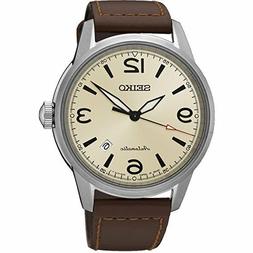 O Seiko Presage Ss 3h Auto Uo Crema C.marr