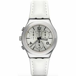 O Quarzo Analogico Swatch Irony Chrono Biancamente Ycs111