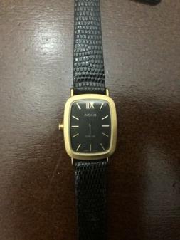 O Bulova Quarzo Donna Quadrante Blu E Oro