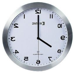 O Radiocontrollato Da Parete 30 Cm Analogico Argento / Bianc