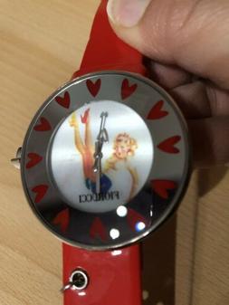 O Fiorucci Rosso Acciaio Movimento Donna Ragazza Bambina Reg