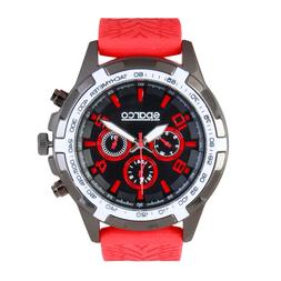 O Sparco Rosso Uomo Da Polso Analogico Quarzo 3atm Multifunz
