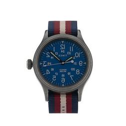 O Scout Ottone 40mm Argento Blu Cint. Tess. Blu-rosso-bianco
